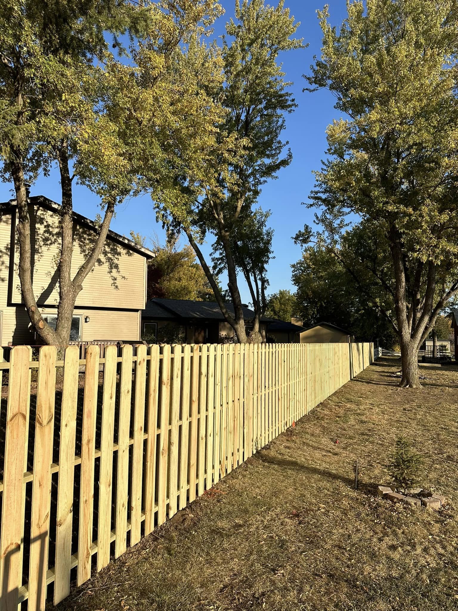 Completed privacy fence project