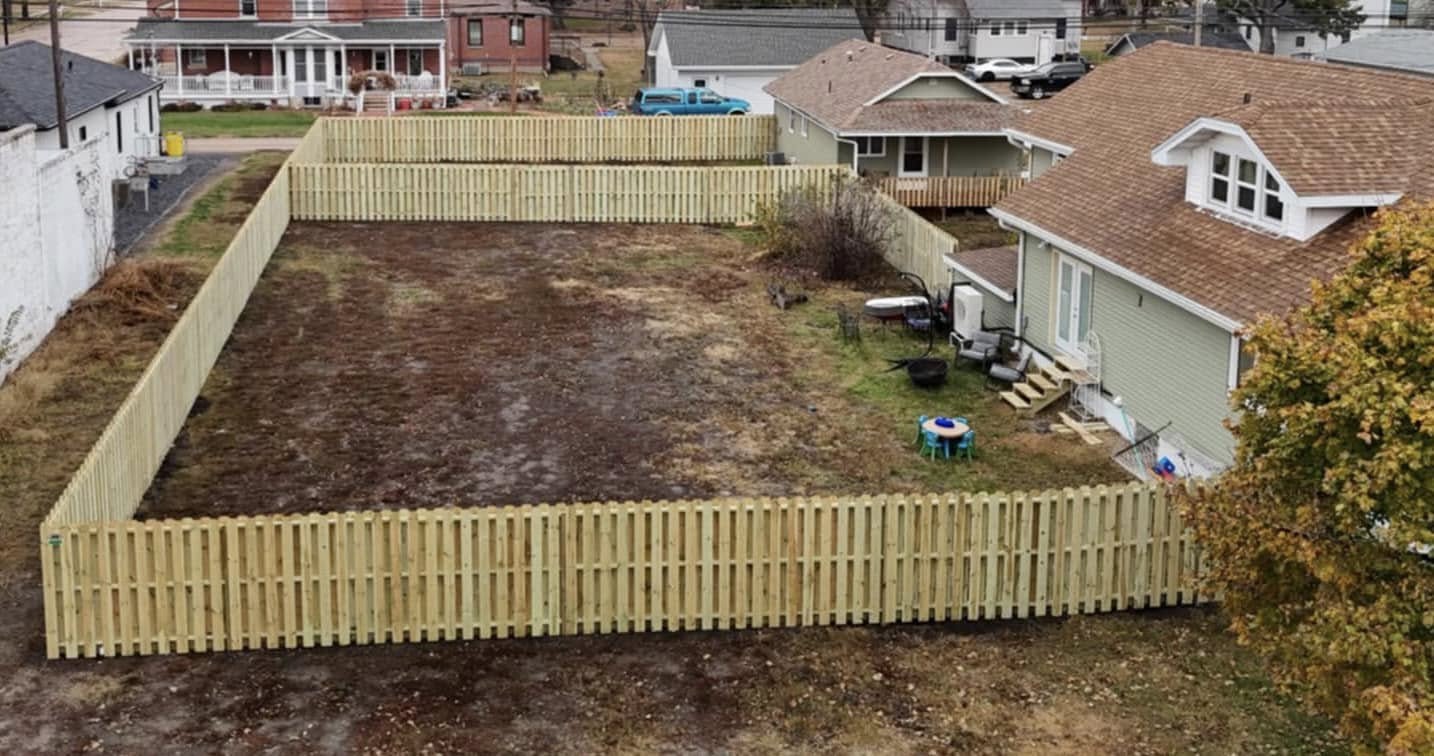 Recent fence project detail
